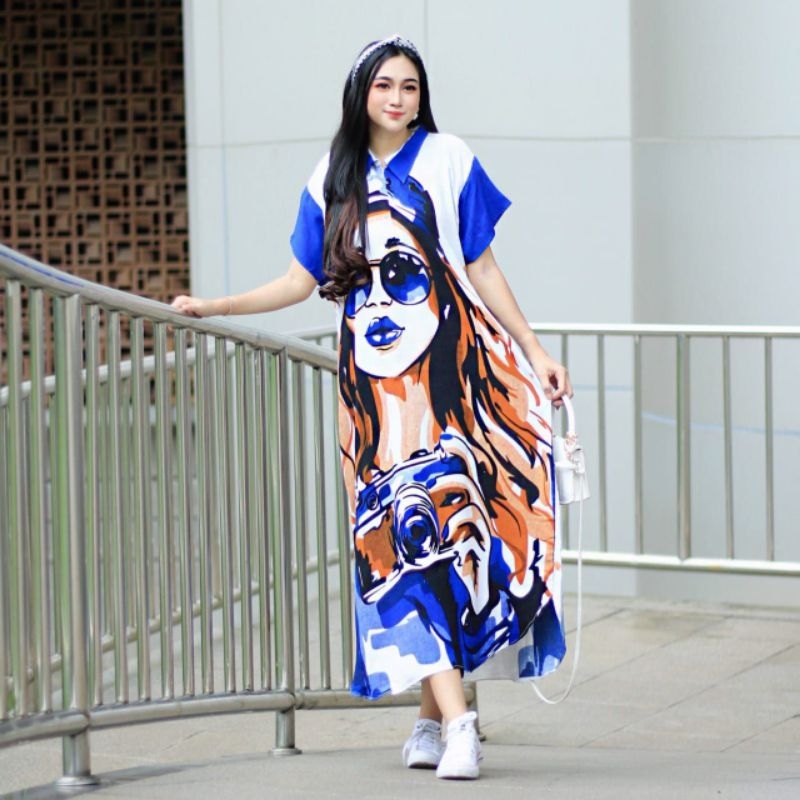 Daster Hoodie Maira Lengan Pendek