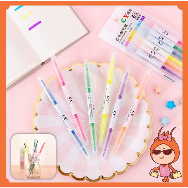 

Reseller Welcome – S5821 Stabilo 6 Warna dengan 2 Arah / Stabilo Warna Warni / 1 Set Stabilo Warna Warni Isi 6pcs