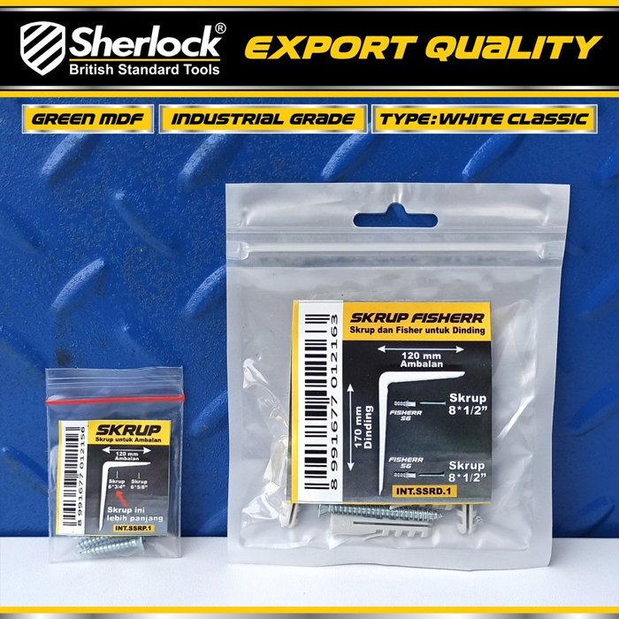 Rak Dinding (include: siku + skrup) Sherlock Tools Export Quality WCXW1