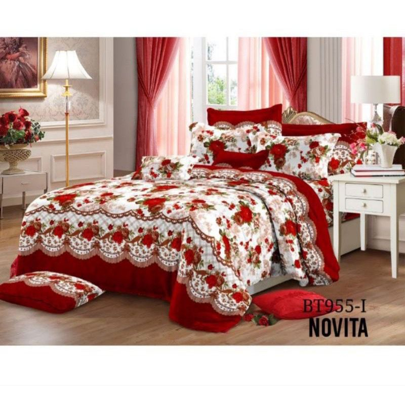 Sprei Homemade | Sprei Motif Bunga No.1(180x200x20) | Sprei Murah Berkualitas