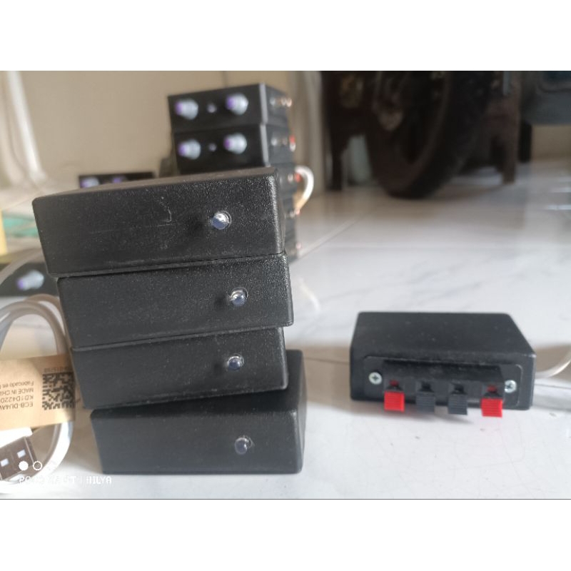 AMPLI MINI BLUETOOTH power mini miniatur amplifier stereo 5V R/L ( bisa pakai powerbank atau cas hp 