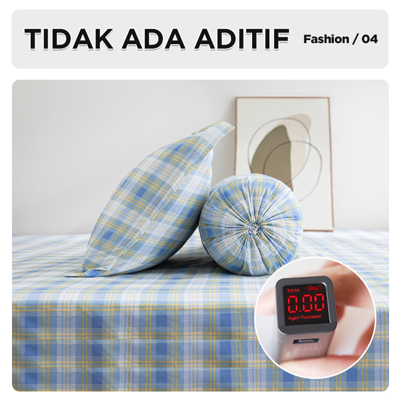 TERMURAH Sprei motif bahan halus UKURAN 180X200CM  2bantal+2guling Motif Aesthetic -TERMURAH