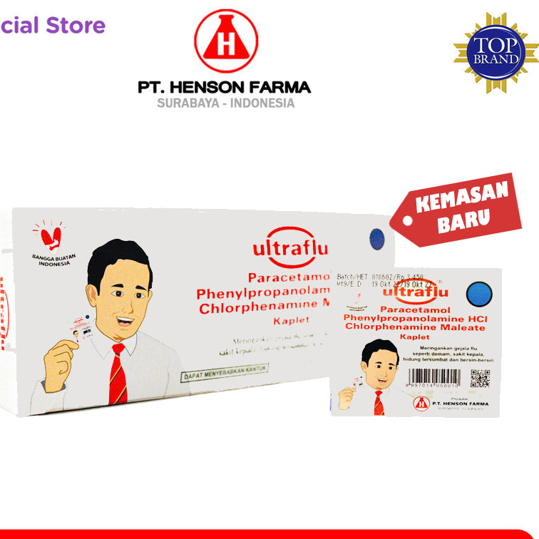 ULTRAFLU Obat Flu Demam Sakit Kepala &amp; Batuk