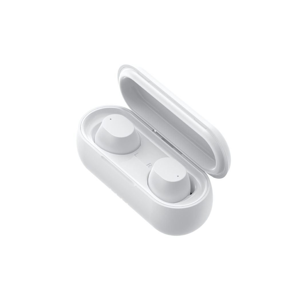 I98 TWS Earbuds bluetooth V5.0 IPX5 Waterproof Environmental Noise Cancellation Earphone Hands-free Touch-sensitive Control -Putih