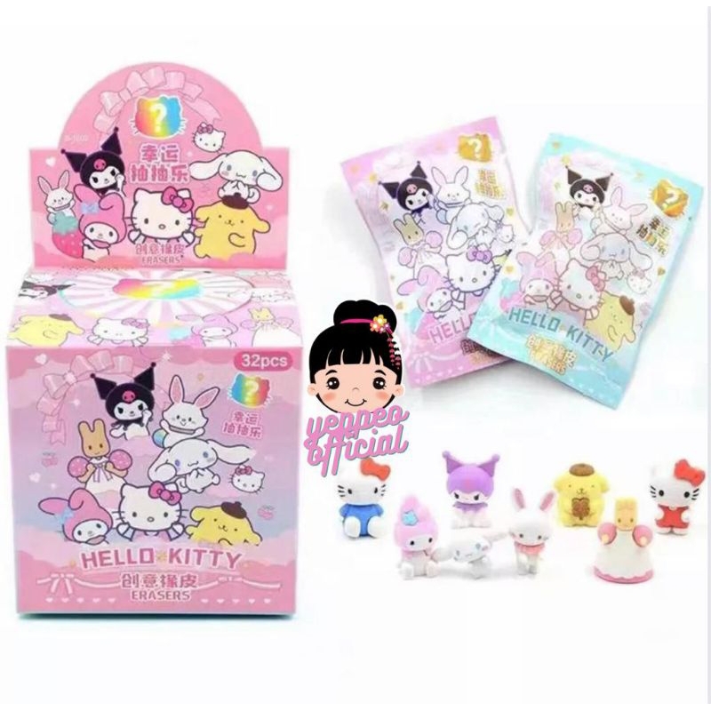 

YO - ERASER SANRIO | PENGHAPUS SANRIO MYSTERY BAG | PENGHAPUS KARAKTER | BARANG LUCU UNTUK SEKOLAH