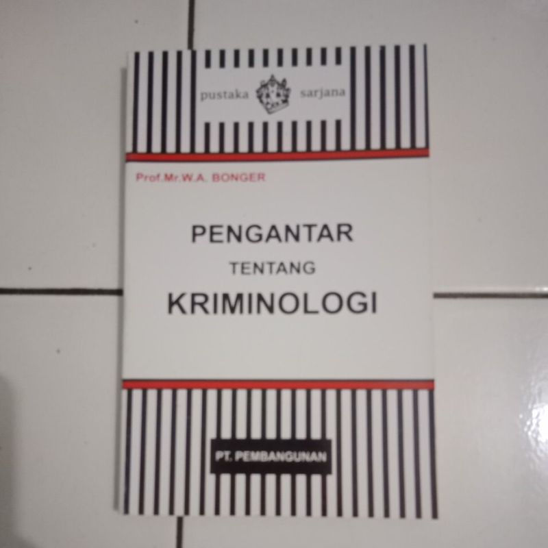 pengantar tentang kriminologi