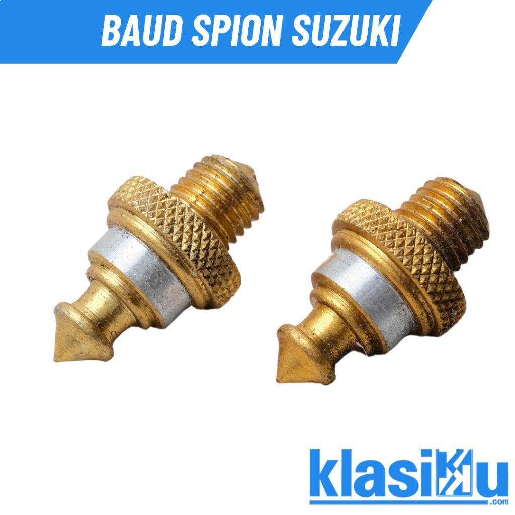 Baut Baud Spion Variasi Sepeda Motor Suzuki Warna Kuning
