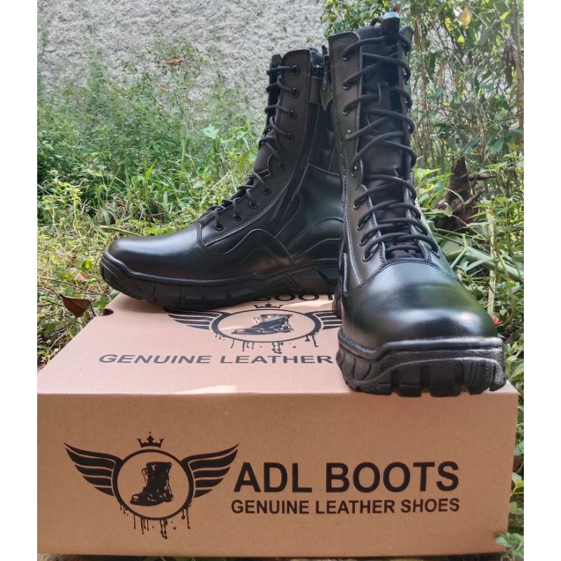 Sepatu pdl asli kulit sapi merk adl boots