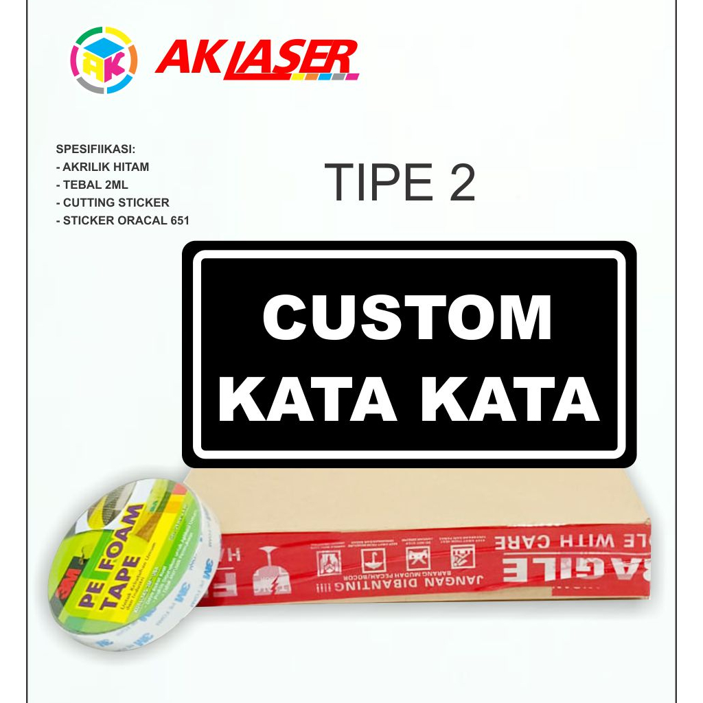 

AKRILIK CUSTOM TULISAN MESIN LASER PRESISI SIAP KIRIM