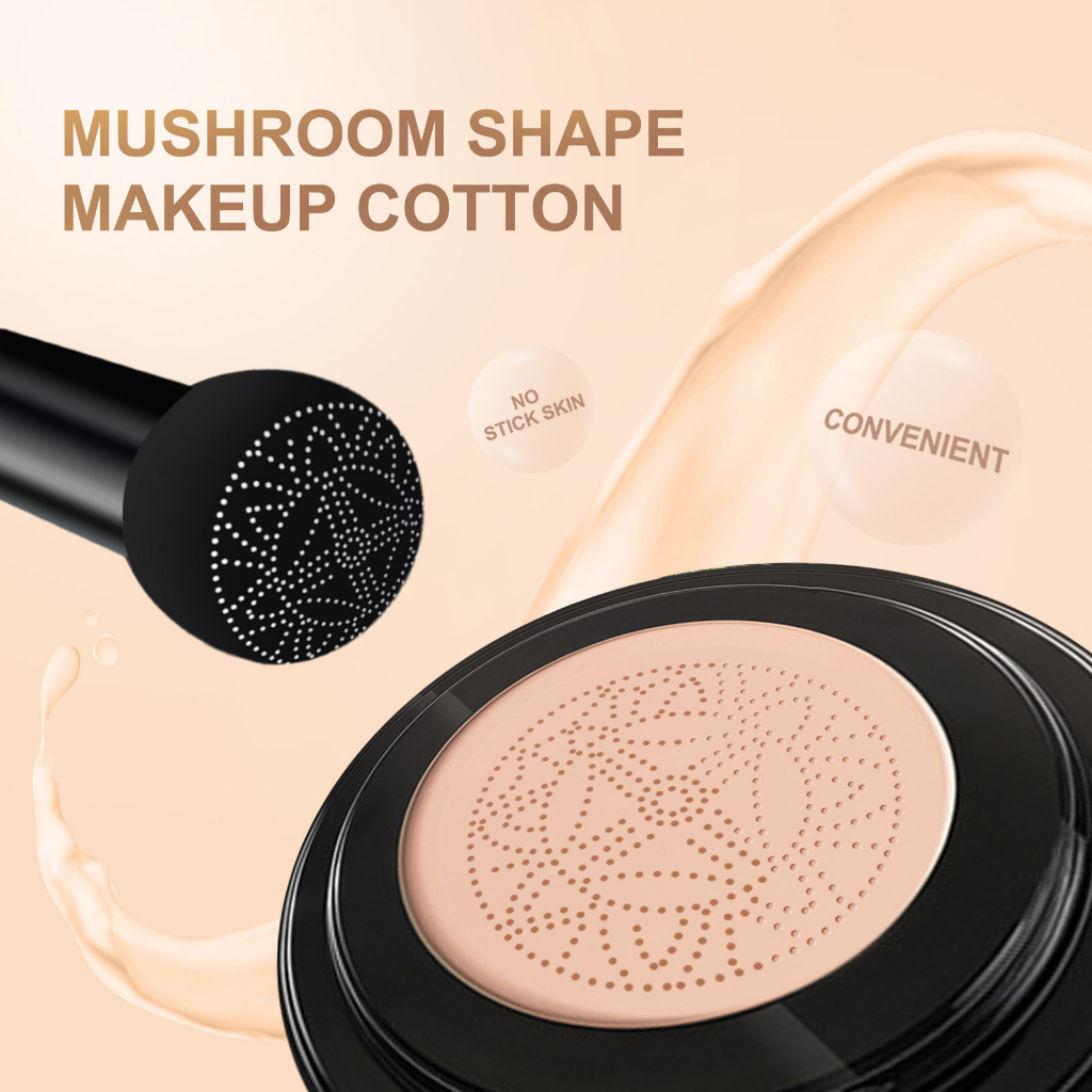 Korea Air Cushion BB Cream Concealer Brighten Face Base Tone BB Cream Foundation Makeup Mushroom Head BB Cushion Ivory/Natural Moisture Air Cushion