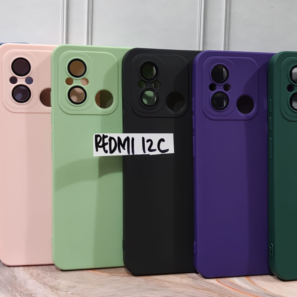 SOFTCASE MACAROON LENSPRO CANDY REDMI 8A REDMI 8 REDMI 12C WHITE_CELL