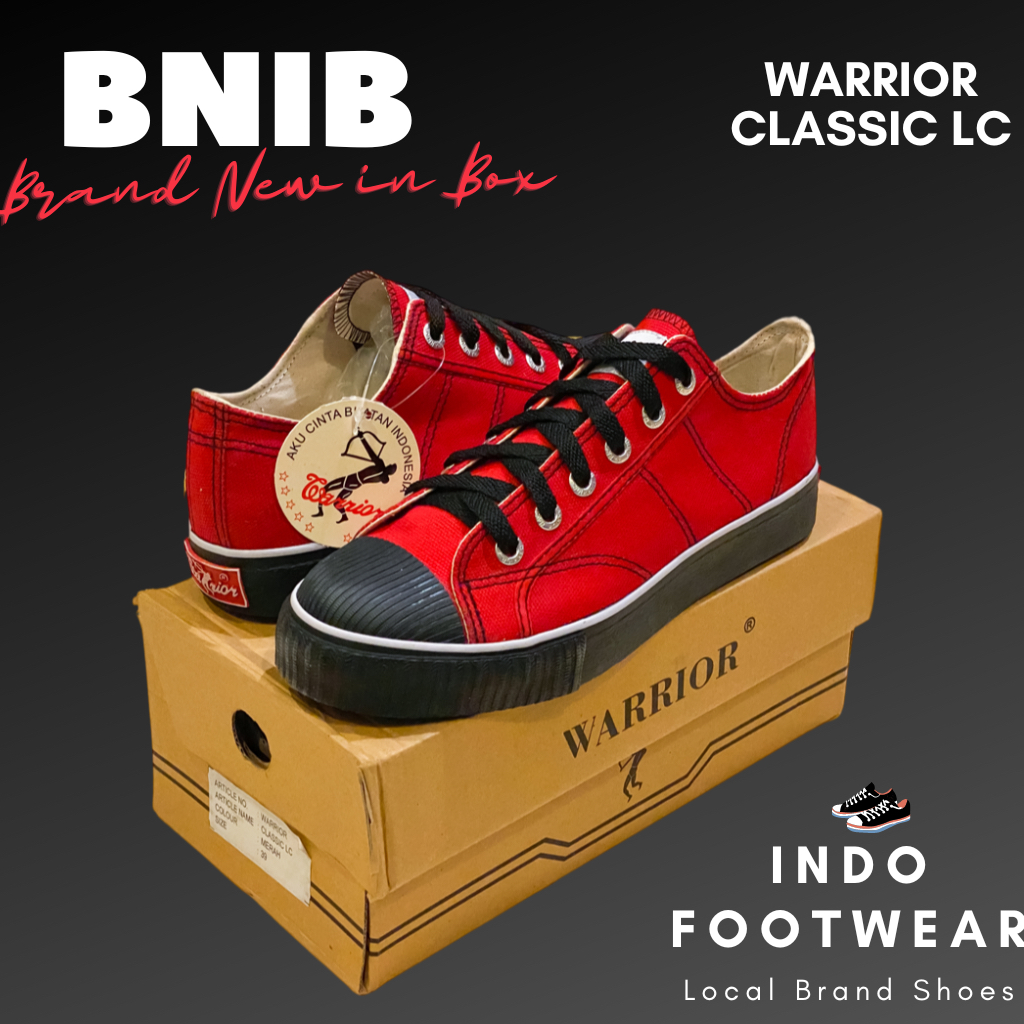 Sepatu Warrior Classic LOW Original BNIB Original