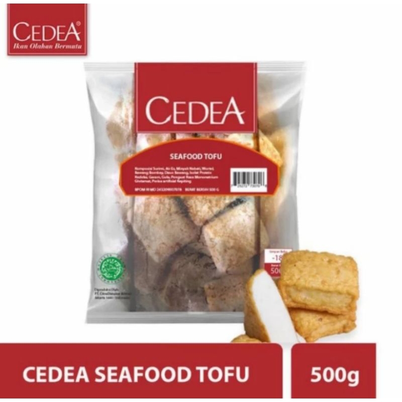 

Cedea seafood tofu premium 500gr