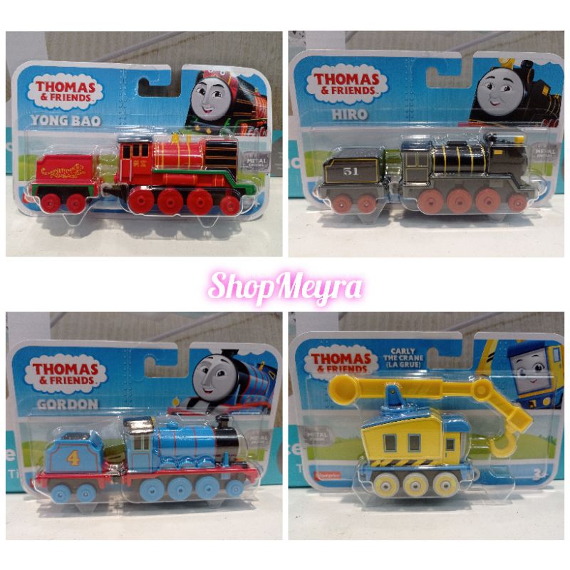Thomas and Friends True Metal Diecast Large Gordon, Yong Bao, Hiro, Carly The Crane, Ashima, James