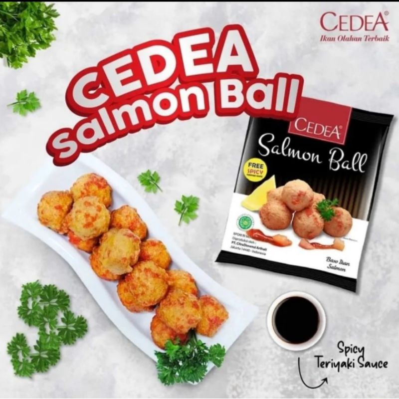 

Cedea salmon ball 200gr bakso salmon