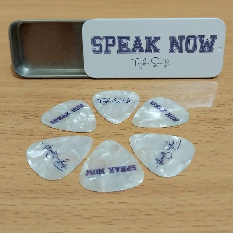 Taylor Swift Speak Now Guitar Picks Official Merchandise Old Taylor Vinyl Album CD Merch Import Orig