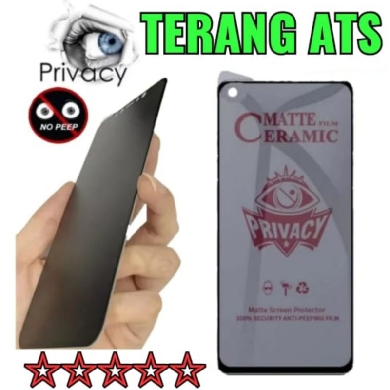 Tempered Glass Anti-Spy VIVO Y01 VIVO Y02 VIVO Y16 VIVO Y22 VIVO Y22S VIVO Y33S VIVO Y33T VIVO Y35 ANTI GORES SPY TEMPERED GLASS CERAMIC MATTE PRIVACY SPY VIVO Y01 VIVO Y02 VIVO Y16 VIVO Y22 VIVO Y22S VIVO Y33S VIVO Y33T VIVO Y35 VIVO V27 VIVO V27E