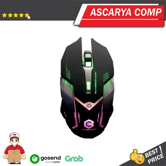 MOUSE GAMING WIRELESS RECHARGEABLE CYBORG C1 WARKNIGHTS