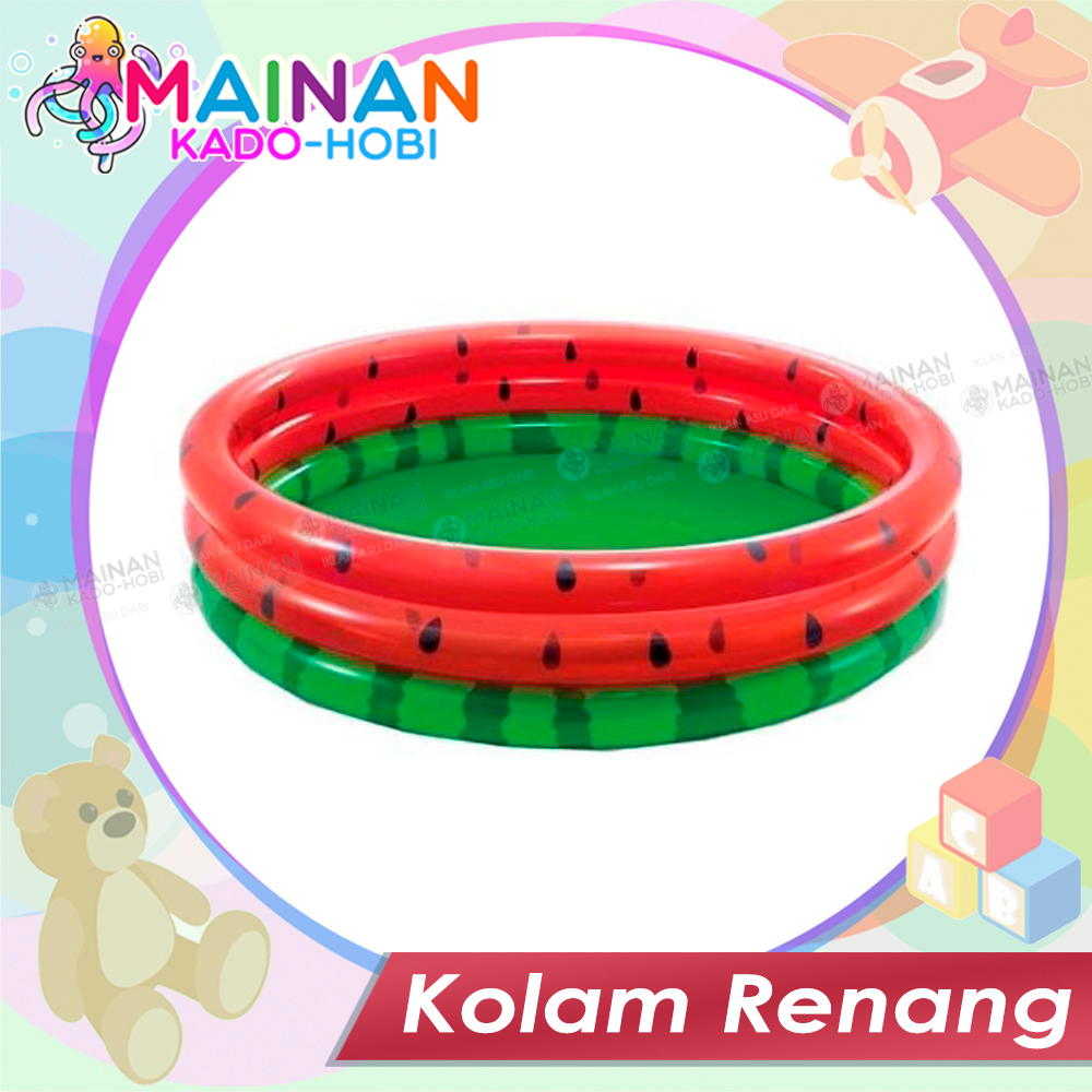 HADIAH ULANG TAHUN MAINAN EDUKASI ANAK SWIMMING POOL KOLAM RENANG KARET ANAK KARAKTER