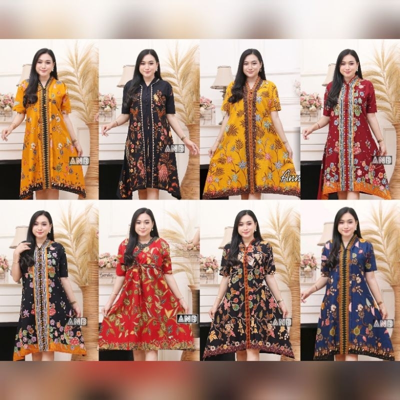 Tunik Batik Wanita Modern Batik Tunik Batik Wanita Jumbo