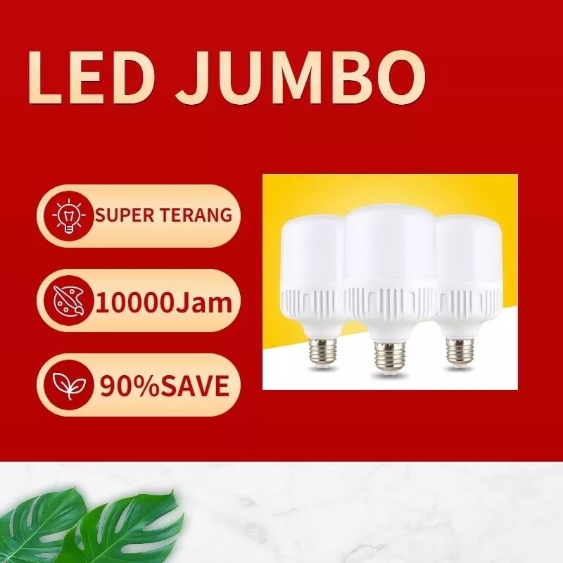 LAMPU LED JUMBO TERANG LAMPU RUMAH 40 WATT ORIGINAL