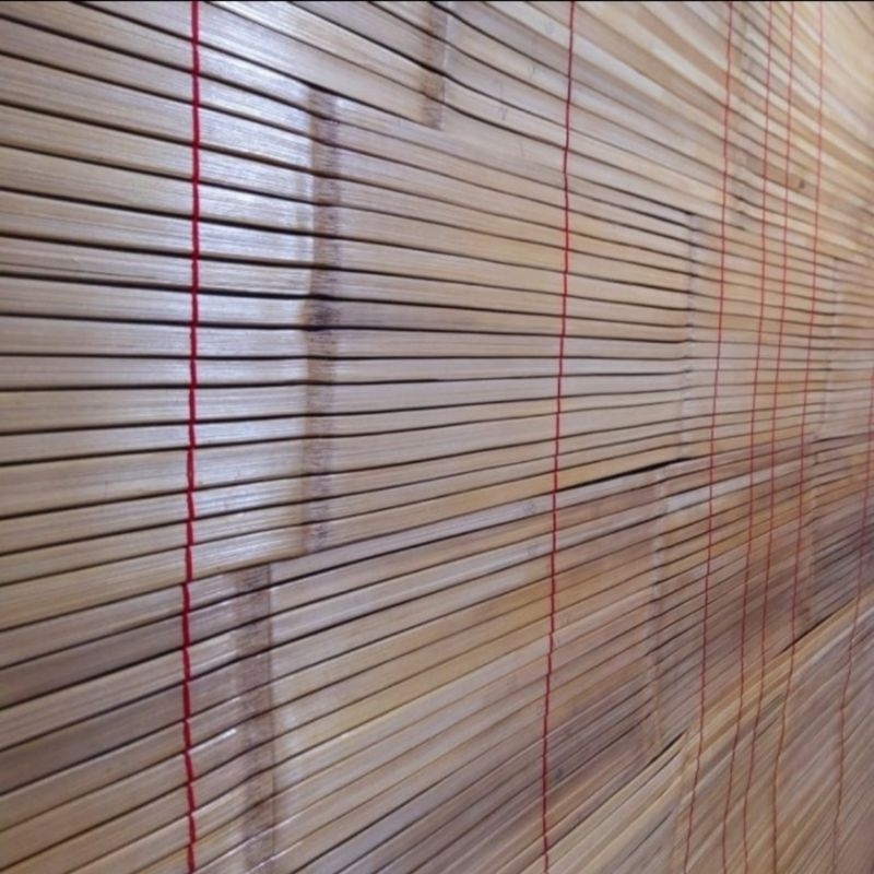 Tirai Hati Bambu L 2M x T 1.5M - Tirai Hati Bambu Gulung - Tirai Bambu - Tirai Bambu Gulung - Krey B