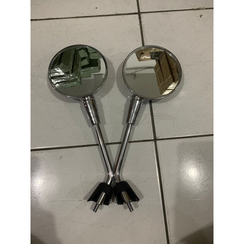 spion vespa sprint 150 iget ORIGINAL Oval , Bulat Chrome