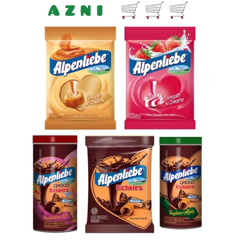 

Alpenliebe Permen Smooth Karamel/ Stroberi/ Eclairs/ All Varian