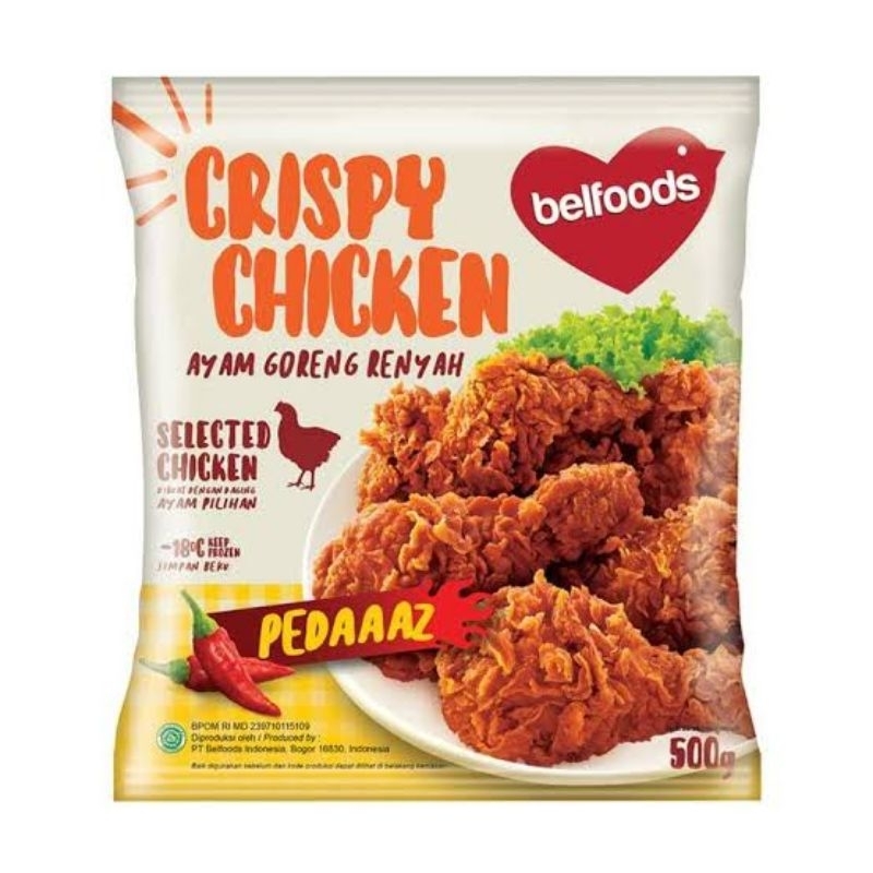 

Belfoods Ayam Goreng Renyah Pedas 500gr