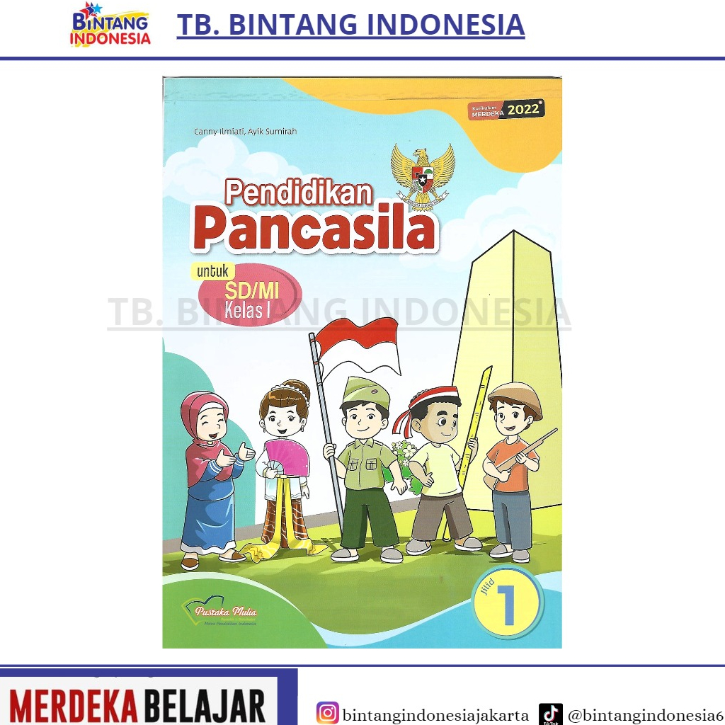 PUSTAKA MULIA - BUKU PELAJARAN SD KELAS 1 KURIKULUM MERDEKA