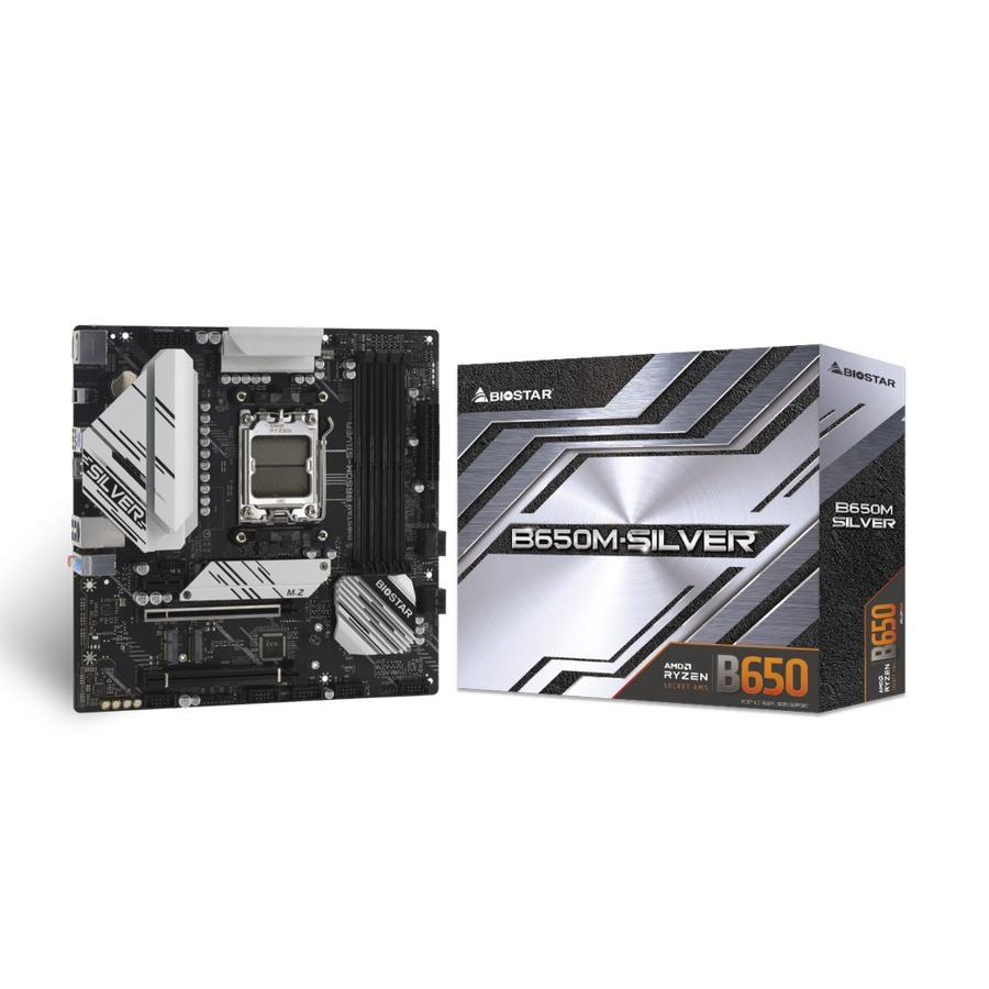 Motherboard Biostar AMD B650M SILVER Socket AM5 DDR5 M-ATX