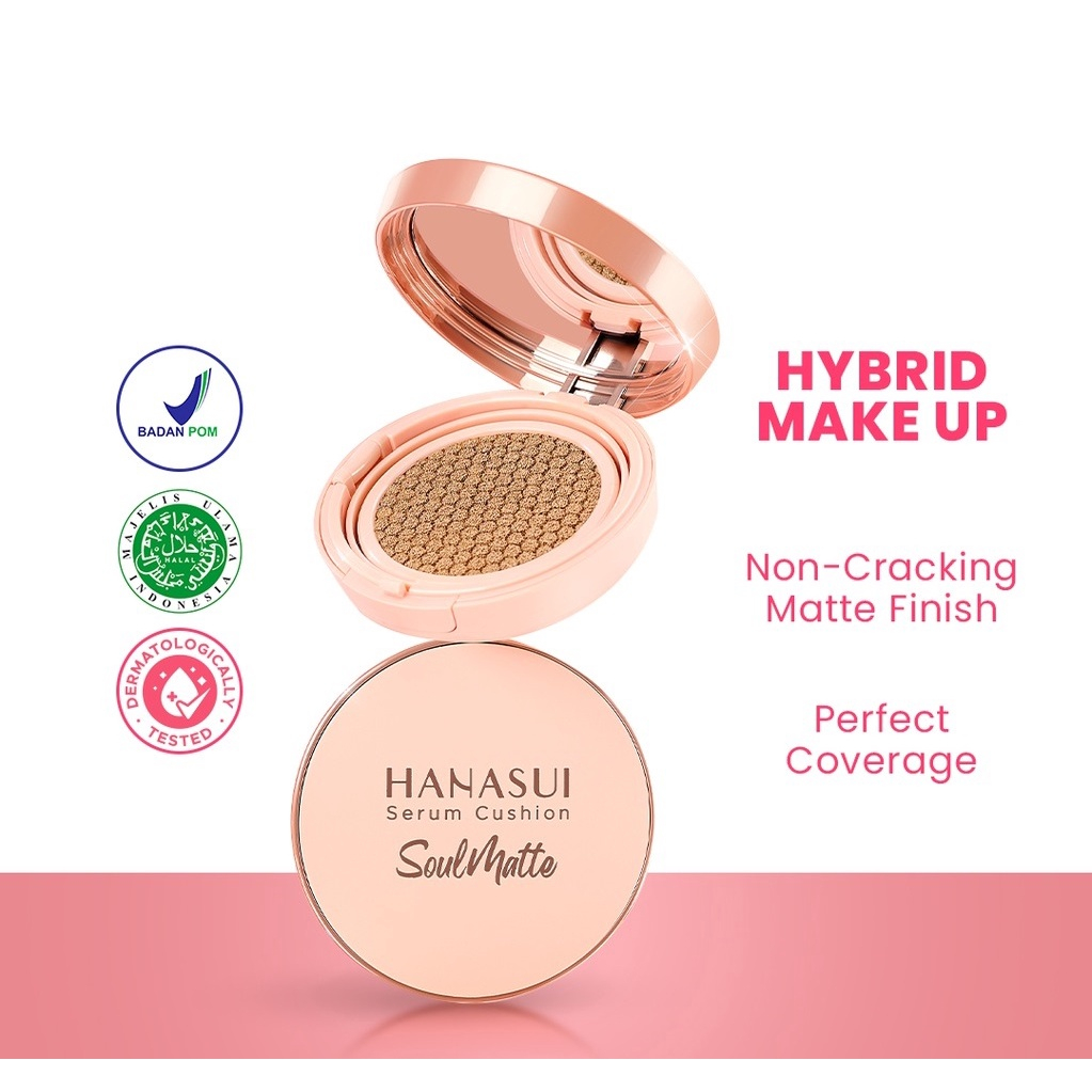 ALL SERIES | Hanasui Serum Cushion Soulmatte | READY STOK