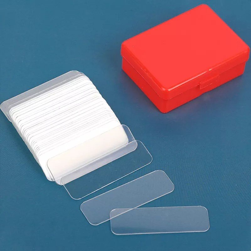 

ART335 [1Box Isi 60pcs] Double Tape Mini Nano Bening / Selotip 2 Sisi Perekat Dinding