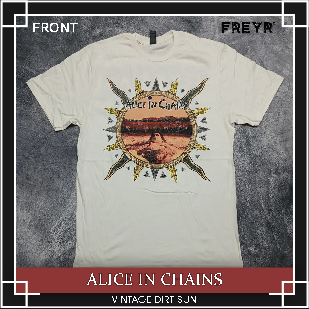 Kaos Band Alice In Chains - Vintage Dirt Sun Original