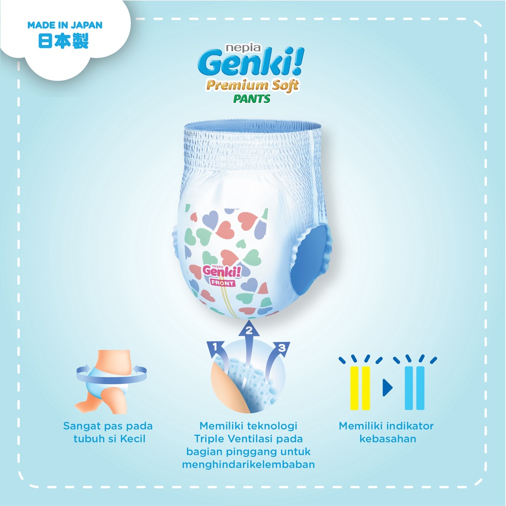 NEPIA GENKI PREMIUM SOFT / POPOK BAYI