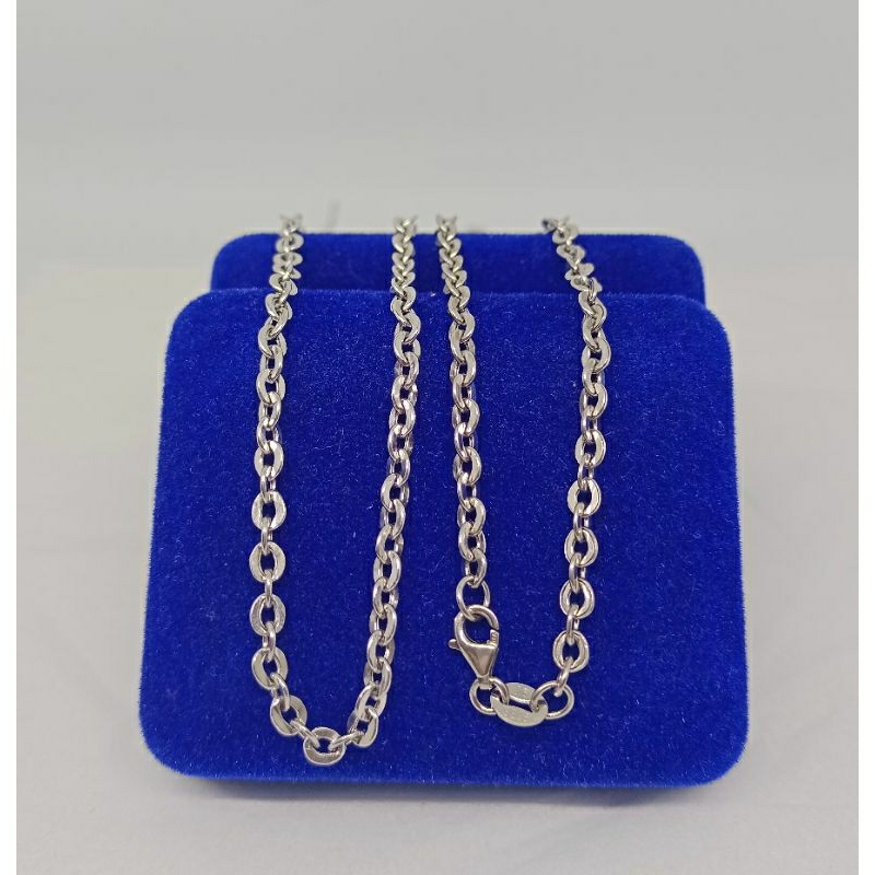 kalung rantai nori ukir &amp; nori polos/perak asli silver 925 lapis emas/perhiasan fashion wanita terbaru