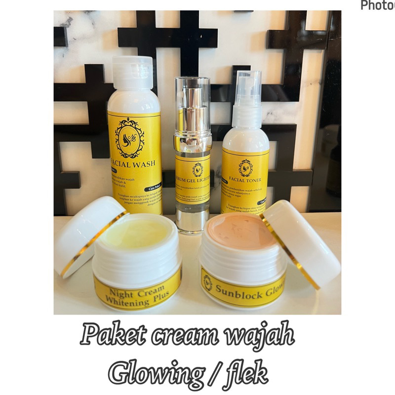 paket cream wajah flek / bekas jerawat nb