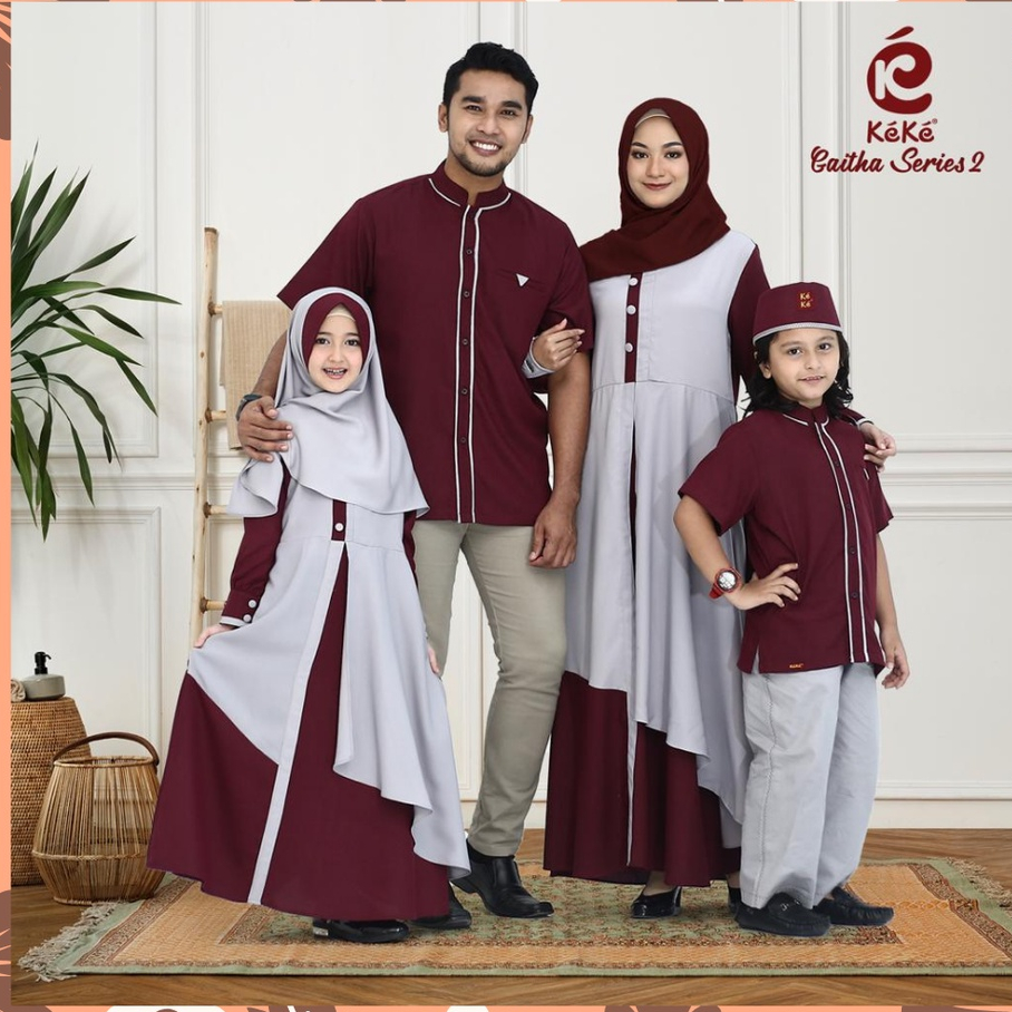 Sarimbit Keke Terbaru 2022 - Gaitha Series Silver Red SRK 2109