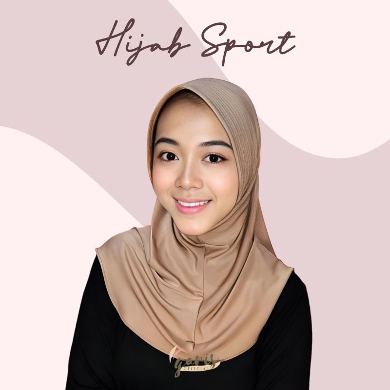 BERGO SPORT | HIJAB SPORT | BERGO PAD | HIJAB OLAHRAGA | HIJAB JERSEY ZOYA | by Garis Official
