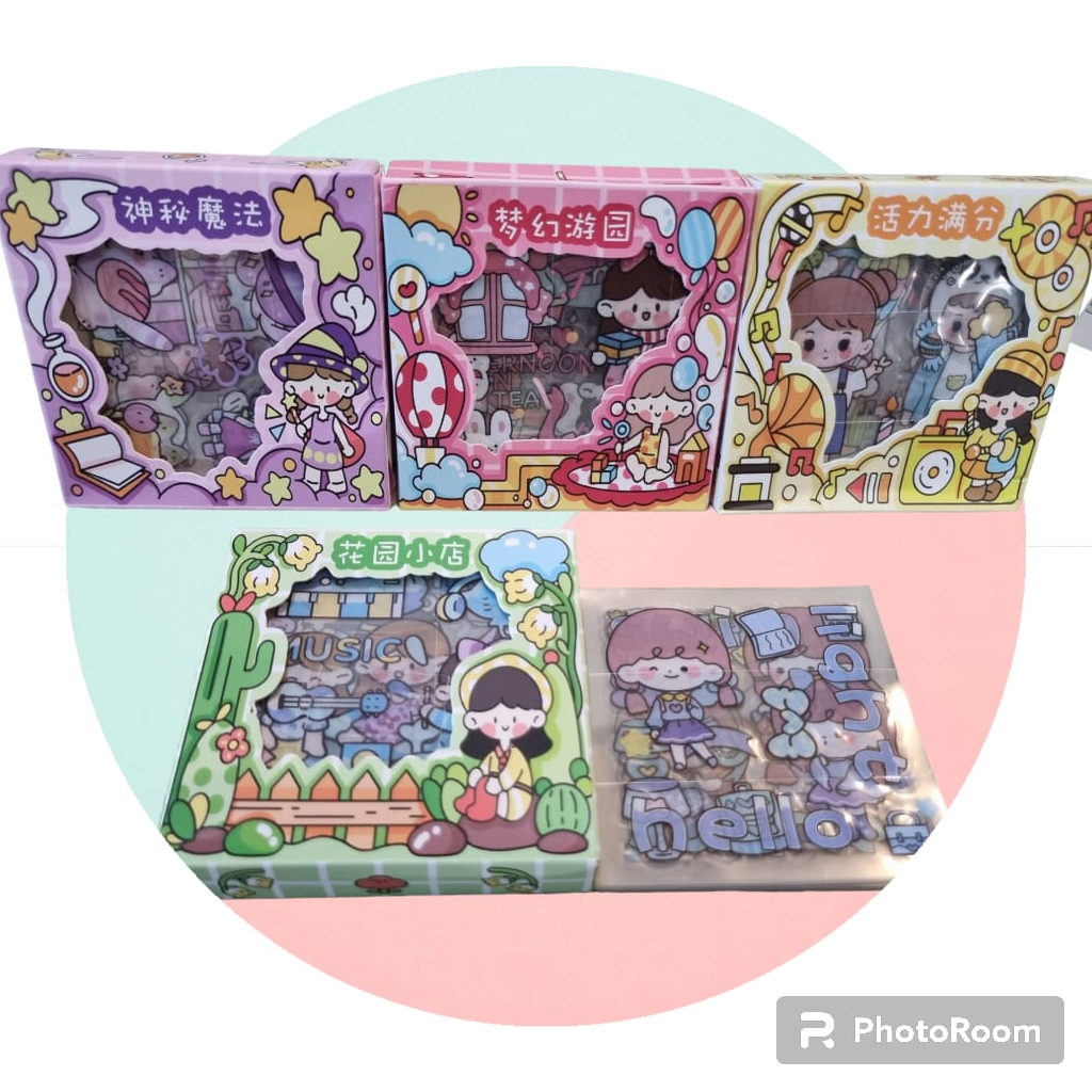 STIKER WATERPROOF 2D NONO ISI 100 / STIKER BOTOL / STIKER BUKU / STICKER KARAKTER NONO