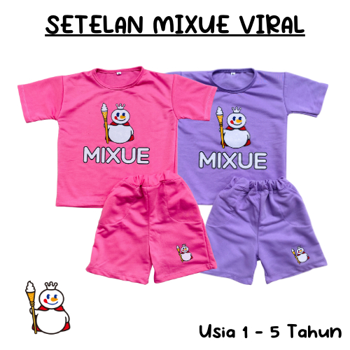 SETELAN ANAK MIXUE USIA 1 - 5 TAHUN