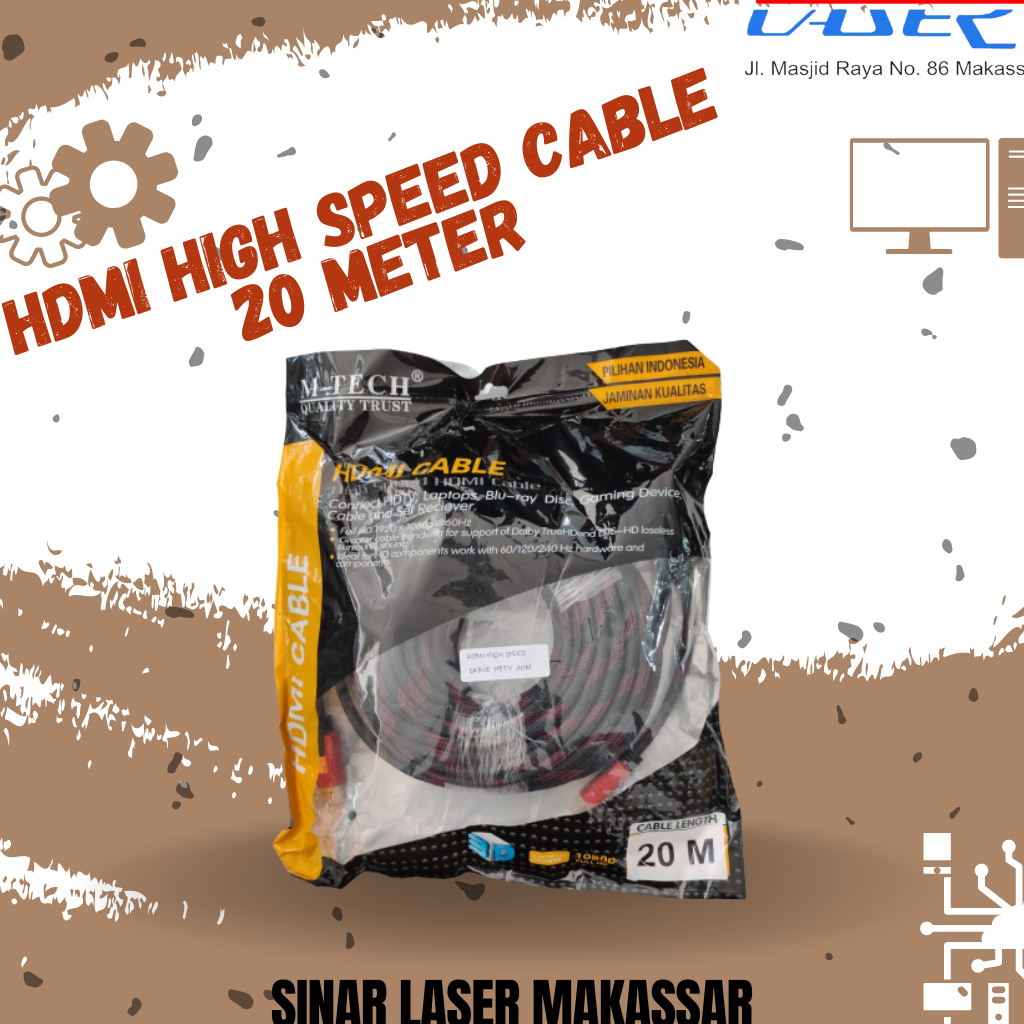 KABEL HDMI HIGH SPEED 10 METER / KABEL HDMI HIGH SPEED 20 METER