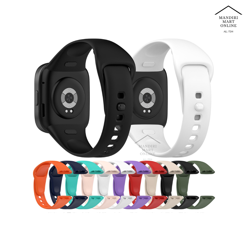 Strap Redmi Watch 3 Tali Pengganti Xiaomi Redmi Smartwatch 3 Bahan Silicone