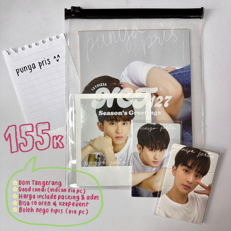 [READY STOCK] MARK LEE PHOTO PACK SG 2022 NCT 127 VER FULL SET