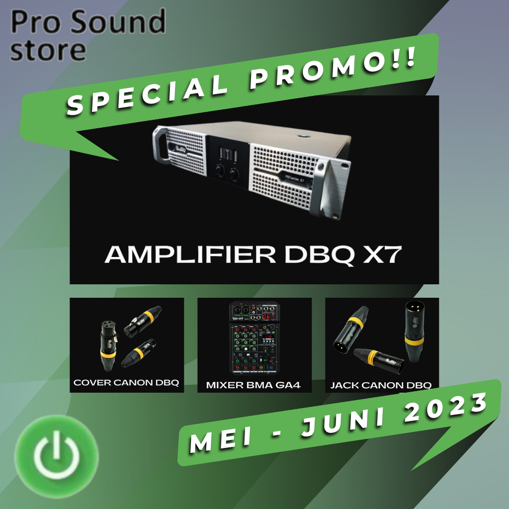 Power Amplifier DBQ X7 Profesional Edition Power DBQ X7