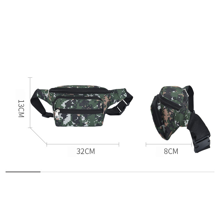 TAS PINGGANG PRIA DAN WANITA ARMY / WAIST BAG PRIA DAN WANITA MOTIF ARMY LORENG - 493