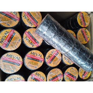 MEVAL ISOLASI LISTRIK PVC HITAM ELECTRICAL TAPE 3/4&quot; X 20 YARD / 5 YARD