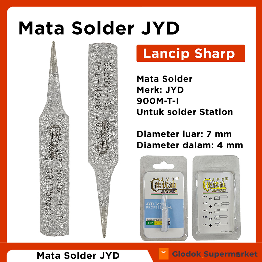 Mata Solder JYD Lancip Sharp Tip Runcing 900M-T-I