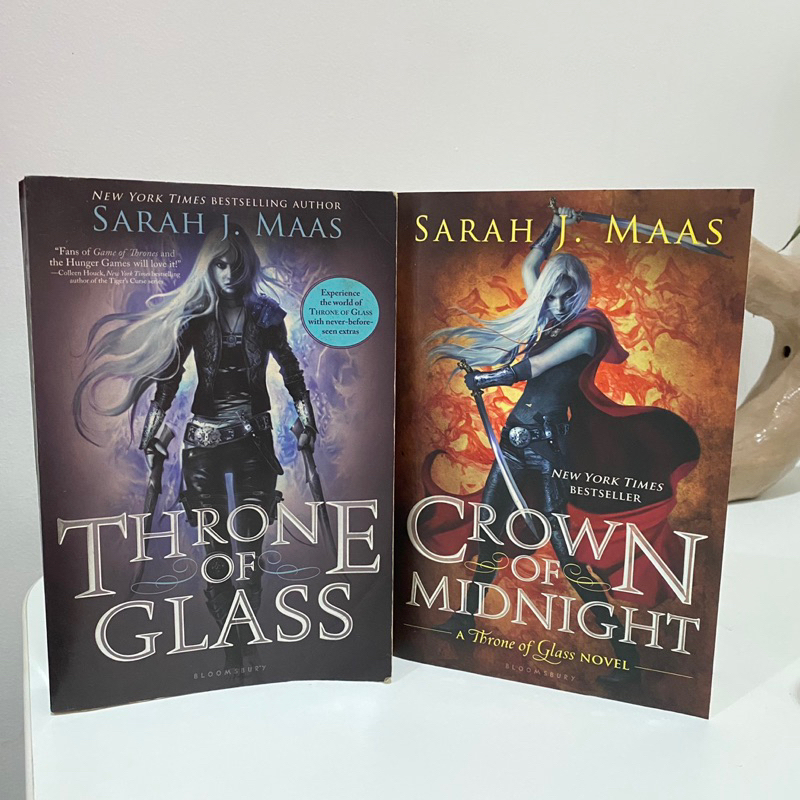 [BUKU BEKAS / PRELOVED ORI] Throne of Glass and Crown of Midnight