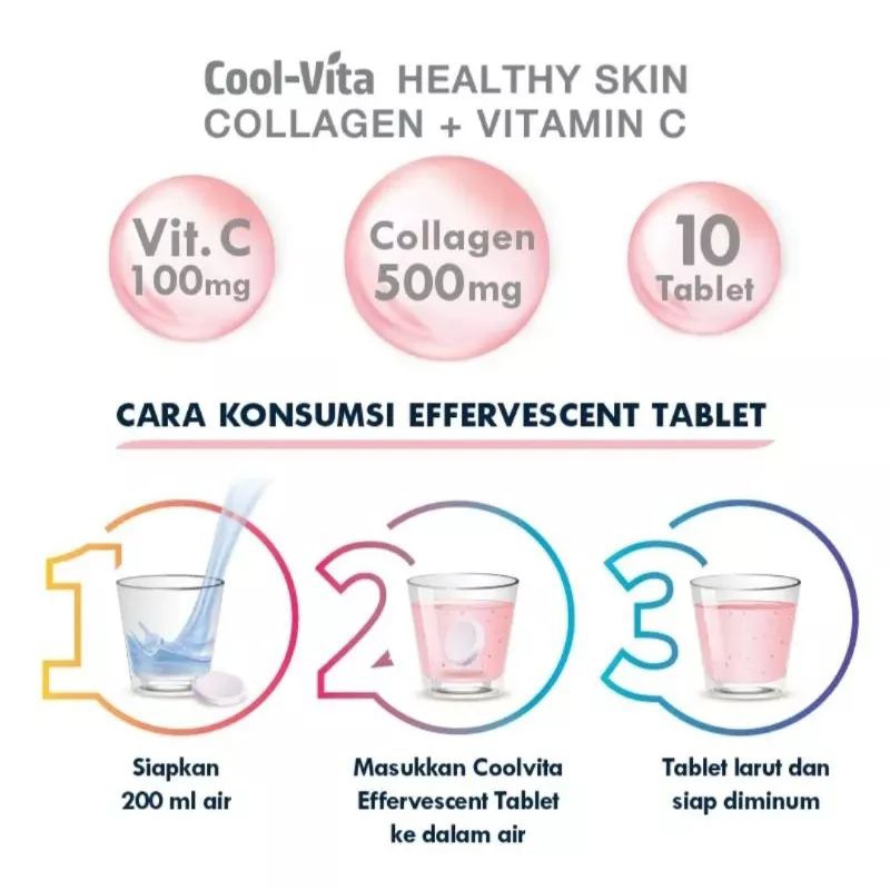 Minuman Collagen Coolvita Beauty Coollagen Rasa Peach